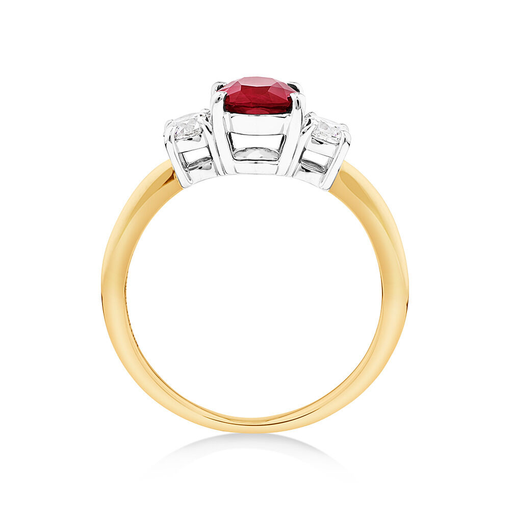 Michael hill ruby top rings