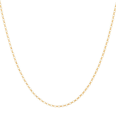 45cm (18") Solid Belcher Chain in 10kt Yellow Gold 45cm (18") Solid Belcher Chain in 10kt Yellow Gold
