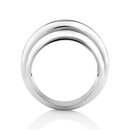 Corrugated Ring In Sterling Silver Corrugated Ring In Sterling Silver
