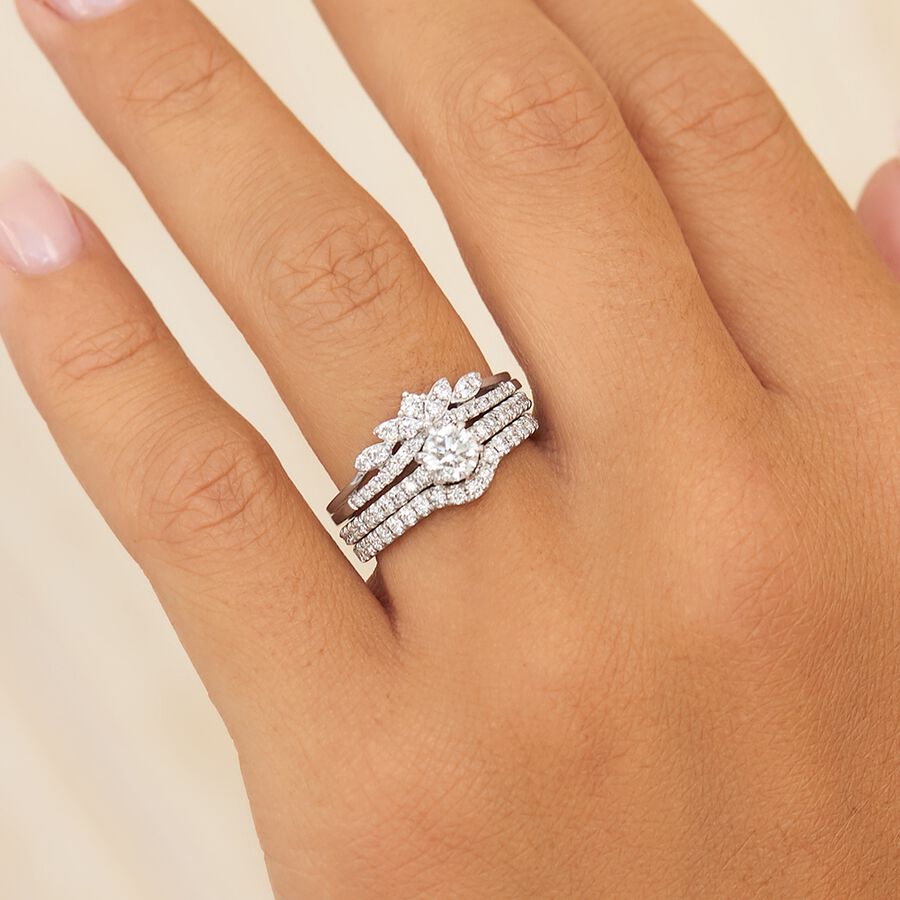 Sir Michael Hill Designer Engagement Ring With 0.70 Carat TW Of