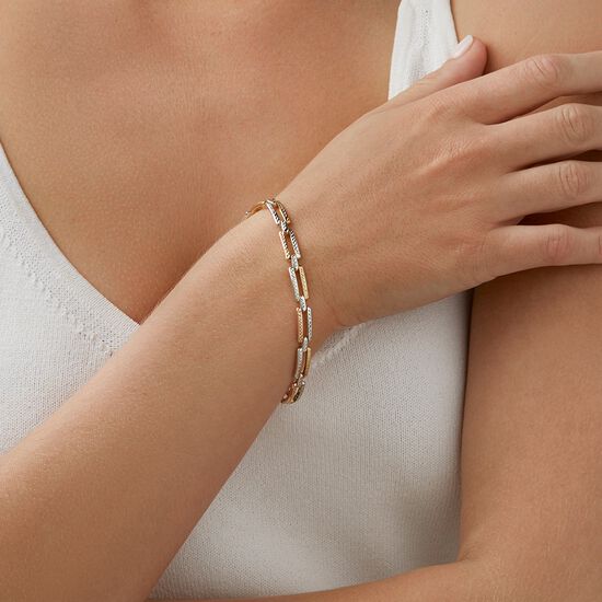Michael hill gold bracelet ladies clearance