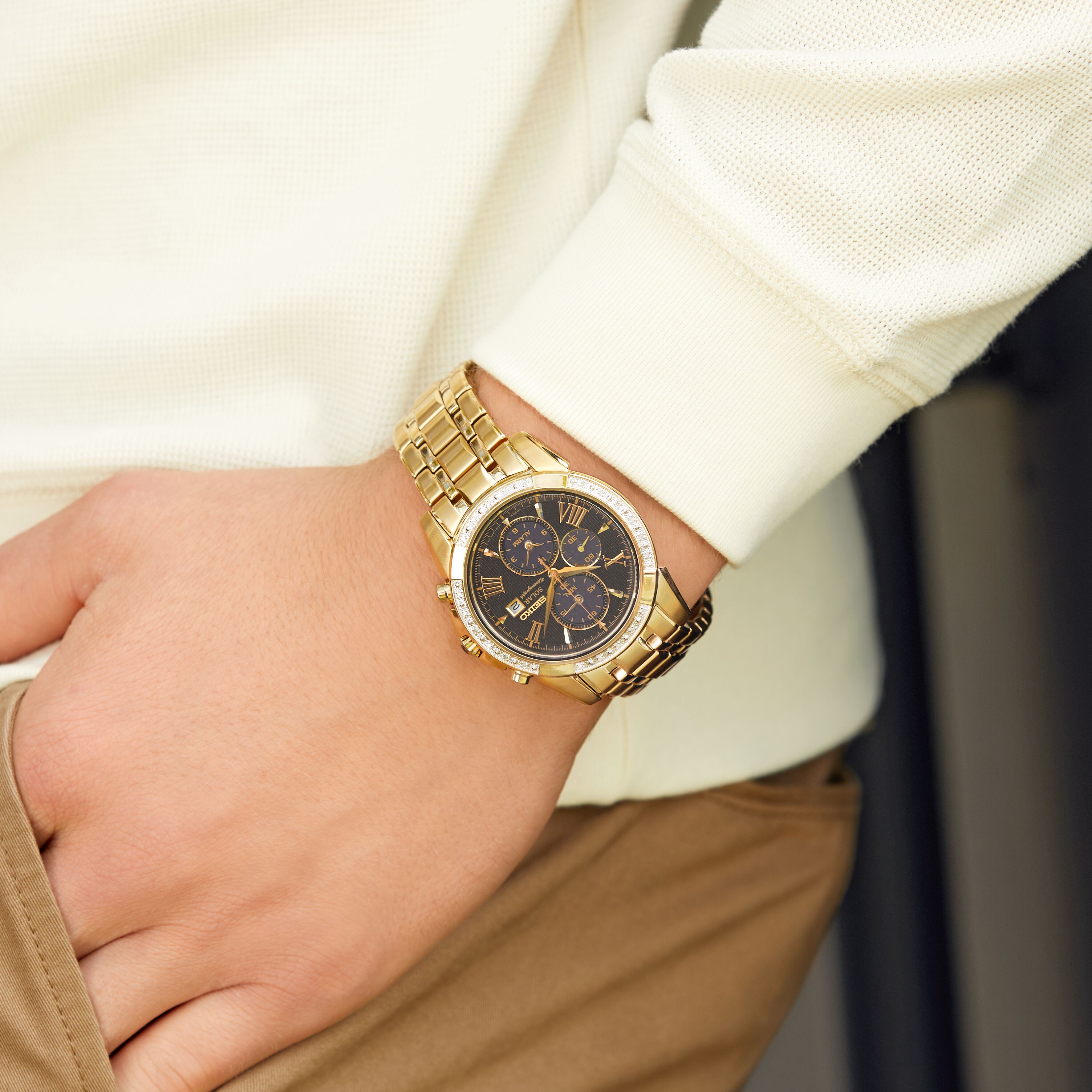 Michael hill mens new arrivals gold watch