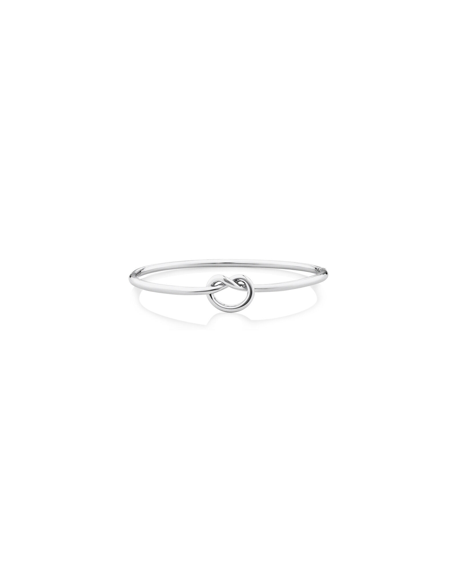 Sterling silver knot bangle shop