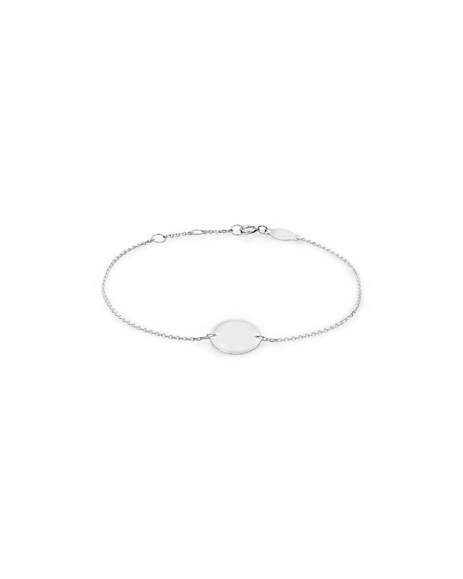 Sterling silver disc bracelet deals