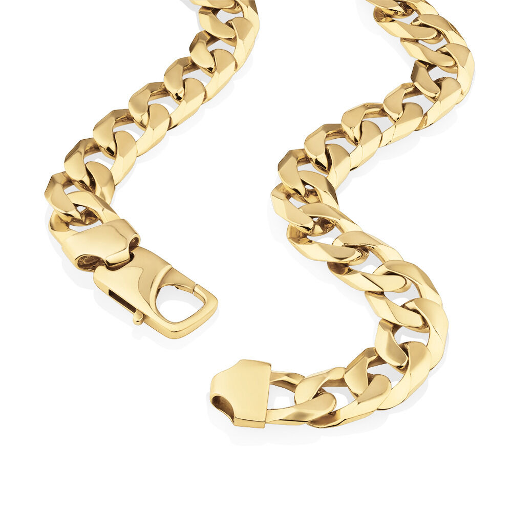 12mm-12.5mm Width Solid Curb Chain in 
