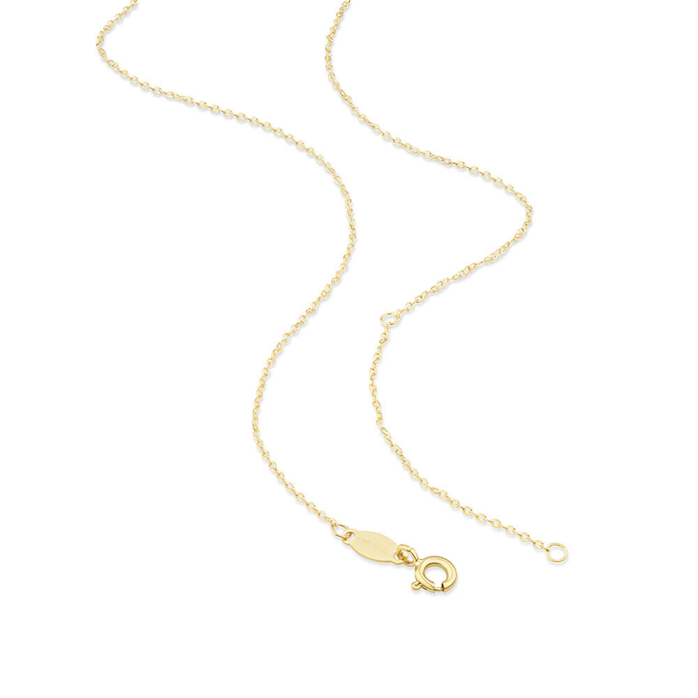 Solid Cable Chain In 10kt Yellow Gold