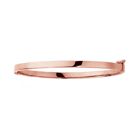 Hinged Bangle in 10ct Rose Gold Hinged Bangle in 10ct Rose Gold