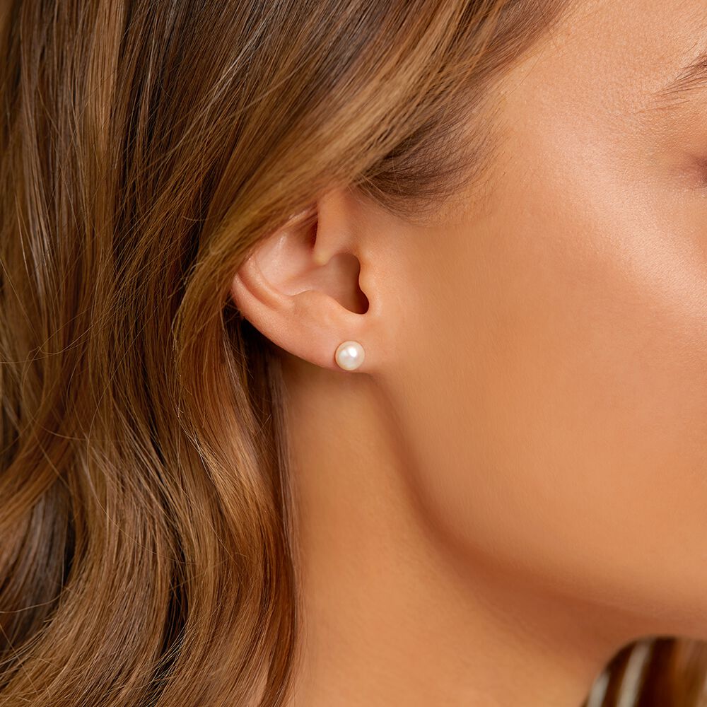 Inexpensive pearl earrings shop