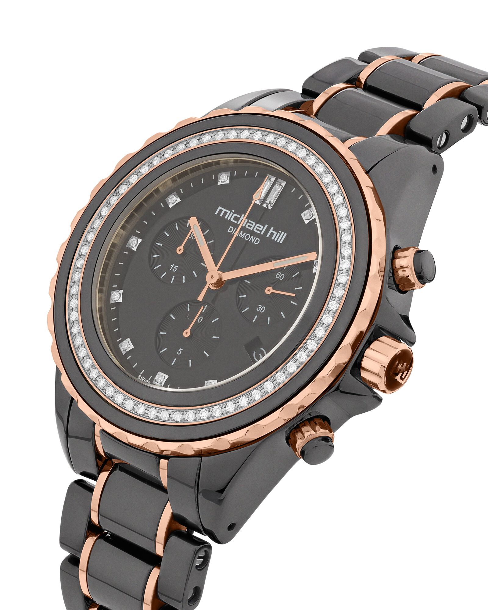 Chronograph Watch with 0.50 Carat TW of 