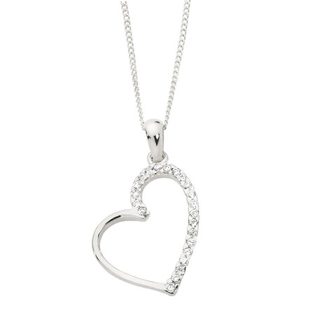 Pendant with Cubic Zirconias in Sterling Silver Pendant with Cubic Zirconias in Sterling Silver