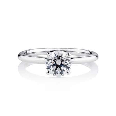 Laboratory-Created 1 Carat Diamond Ring in 14ct White Gold Laboratory-Created 1 Carat Diamond Ring in 14ct White Gold