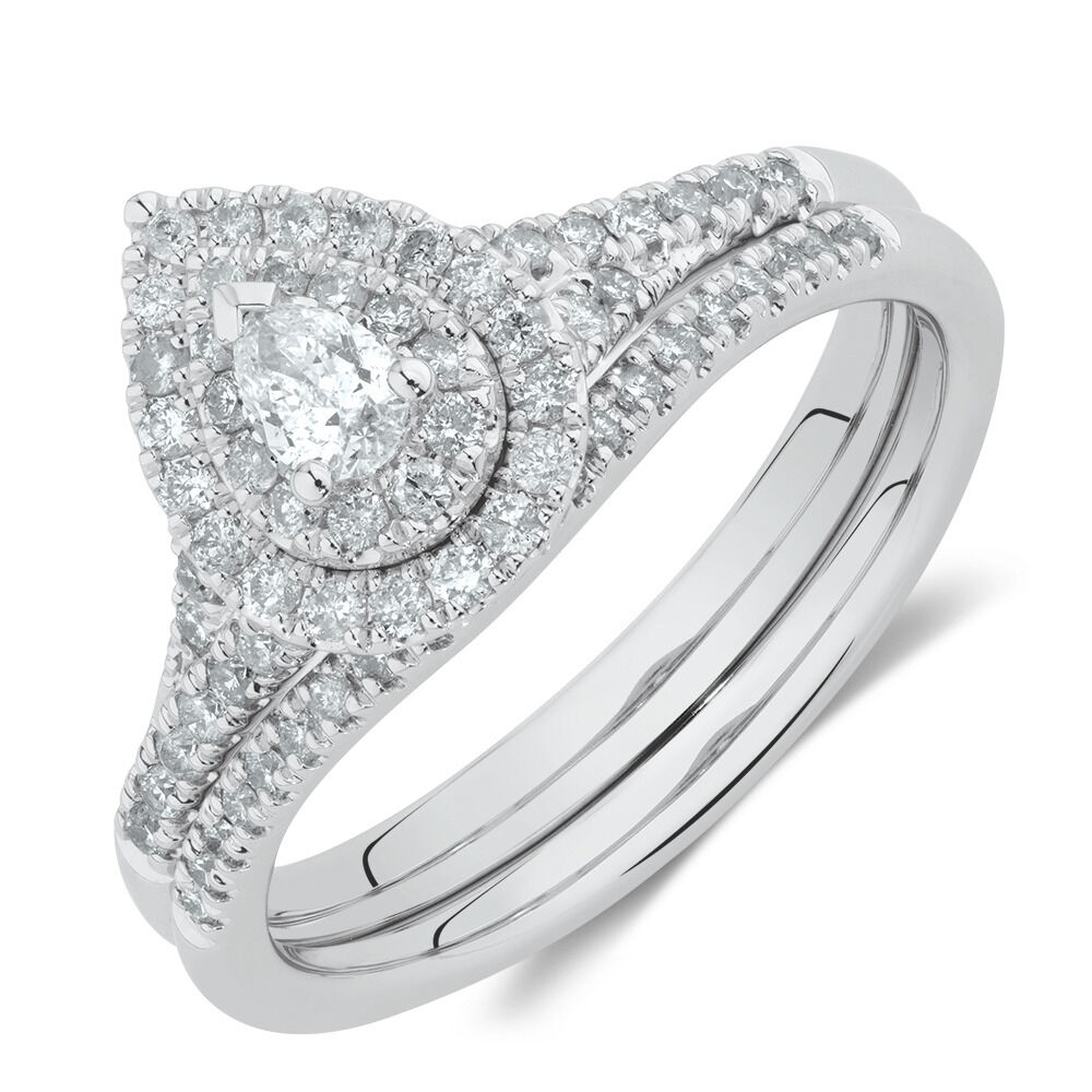 michael hill pear shaped ring