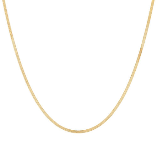 Herringbone Chain in 10kt Yellow Gold