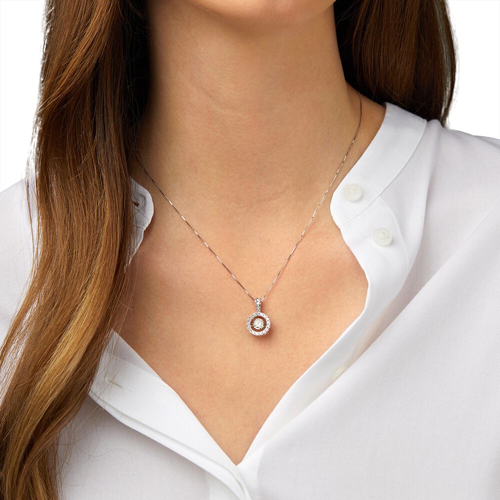 Michael hill floating new arrivals diamond necklace