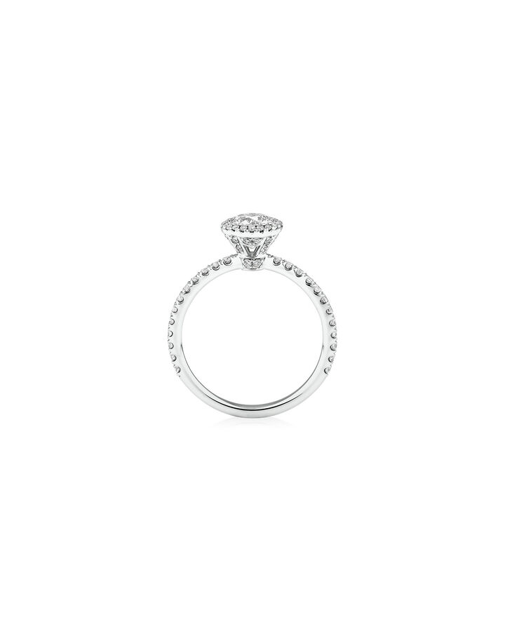 Sir Michael Hill Designer Halo Engagement Ring with 1.0 Carat TW of