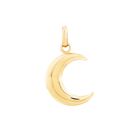 Moon Pendant in 10kt Yellow Gold Moon Pendant in 10kt Yellow Gold