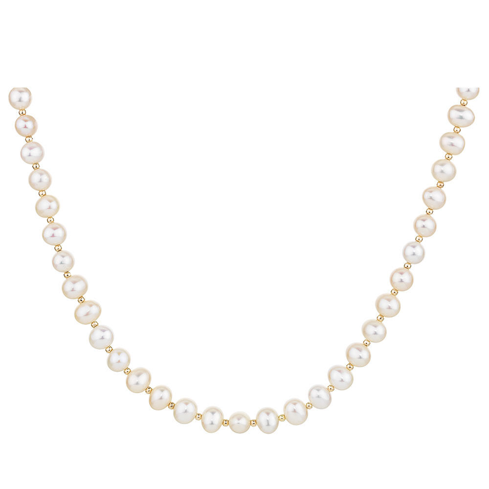 Necklace with Cultured Freshwater Pearl 