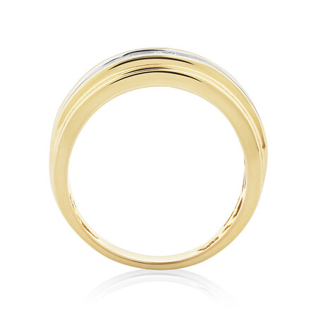 Men's Ring with 1 1/4 Carat TW of Diamonds in 14ct Yellow Gold Men's Ring with 1 1/4 Carat TW of Diamonds in 14ct Yellow Gold