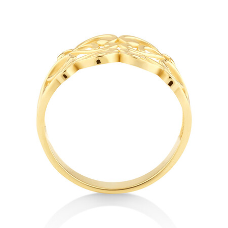 Filigree Ring In 10kt Yellow Gold Filigree Ring In 10kt Yellow Gold