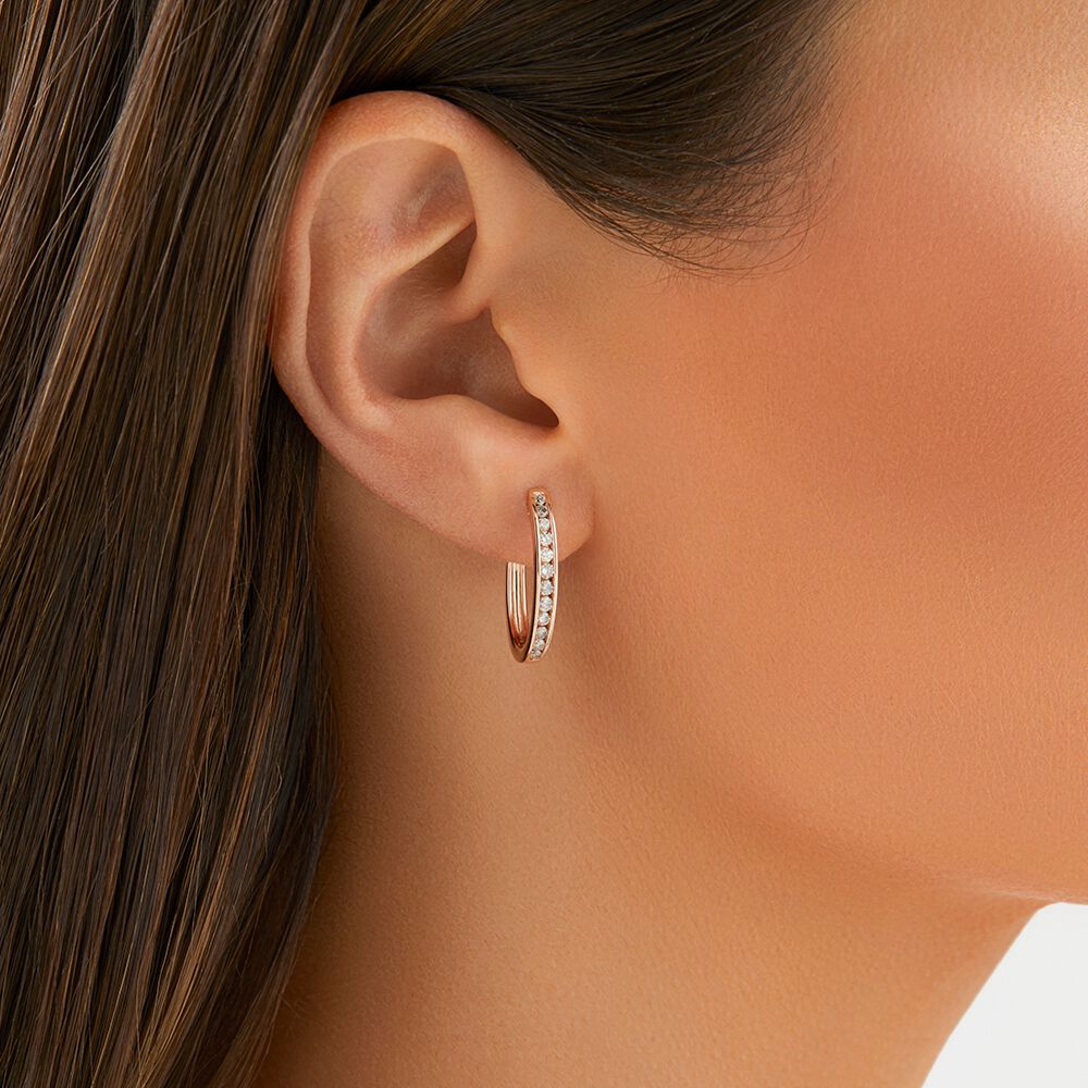 Michael hill deals rose gold earrings