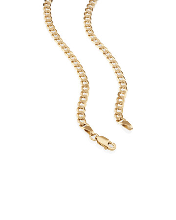 Men's 55cm (22") Curb Chain in 10ct Yellow Gold Men's 55cm (22") Curb Chain in 10ct Yellow Gold