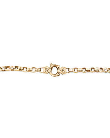 50cm (20") Diamond Belcher Chain with Diamonds in 10kt Yellow Gold 50cm (20") Diamond Belcher Chain with Diamonds in 10kt Yellow Gold