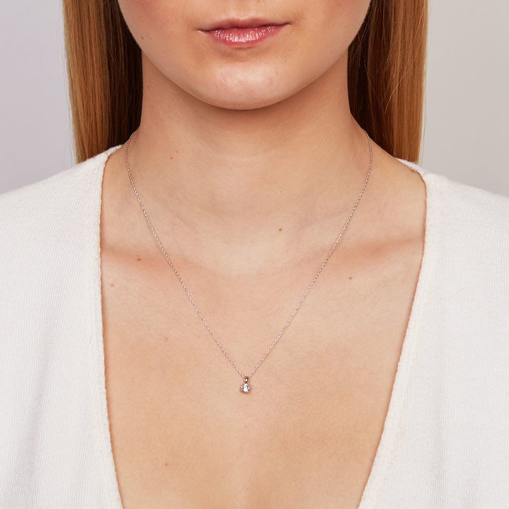 Quarter carat clearance diamond necklace