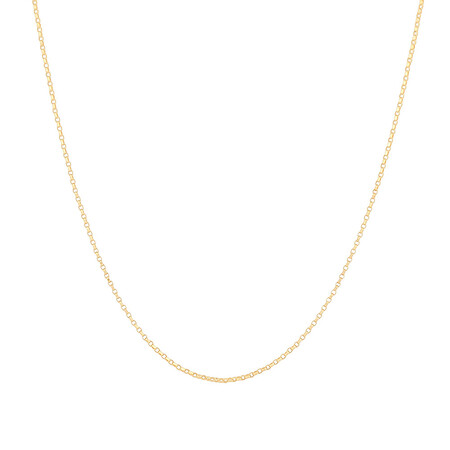 55cm (22") Belcher Chain in 10kt Yellow Gold