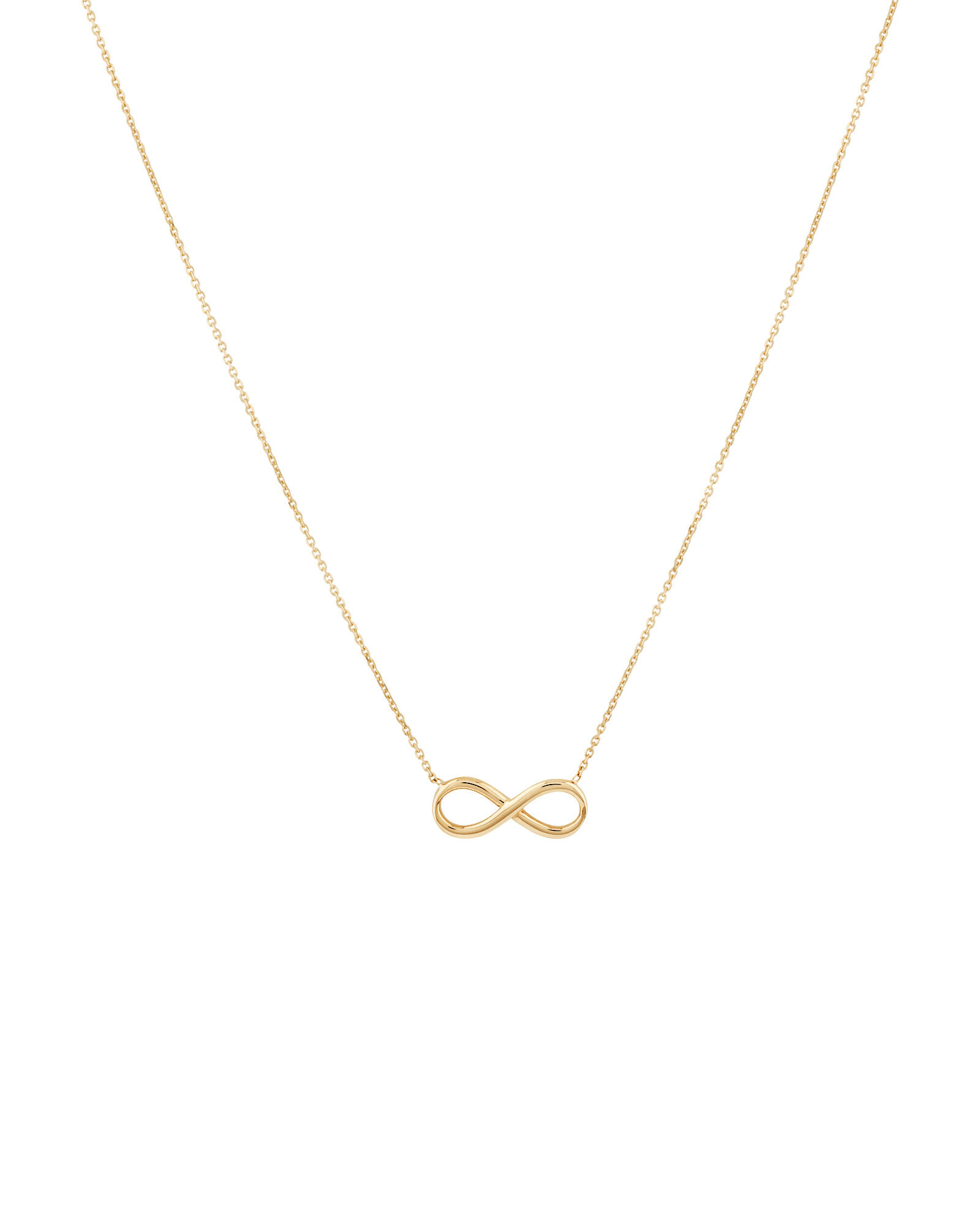 Gold necklace infinity clearance
