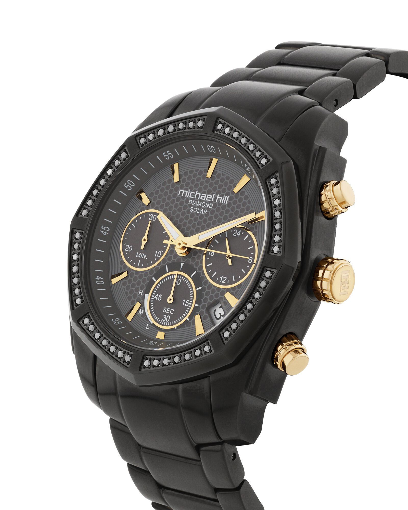 Michael hill gold new arrivals watch with diamonds
