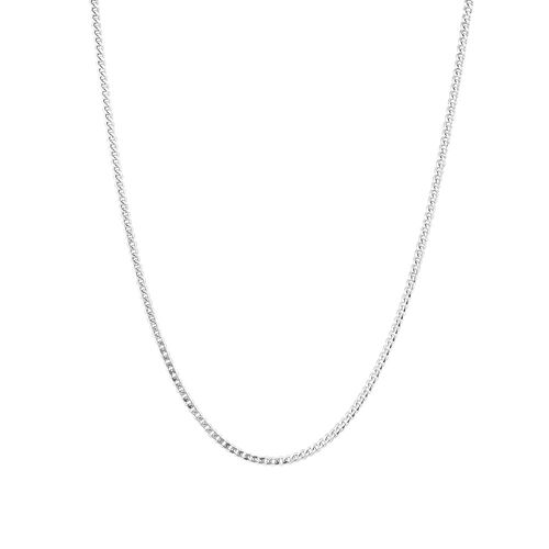 55cm (22") 2.9mm Width Curb Chain in Sterling Silver