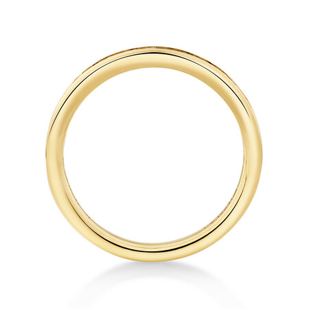Wedding Band with 0.34 Carat TW of Diamonds in 14ct Yellow Gold Wedding Band with 0.34 Carat TW of Diamonds in 14ct Yellow Gold