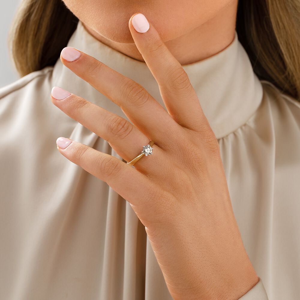 Michael hill solitaire diamond rings outlet