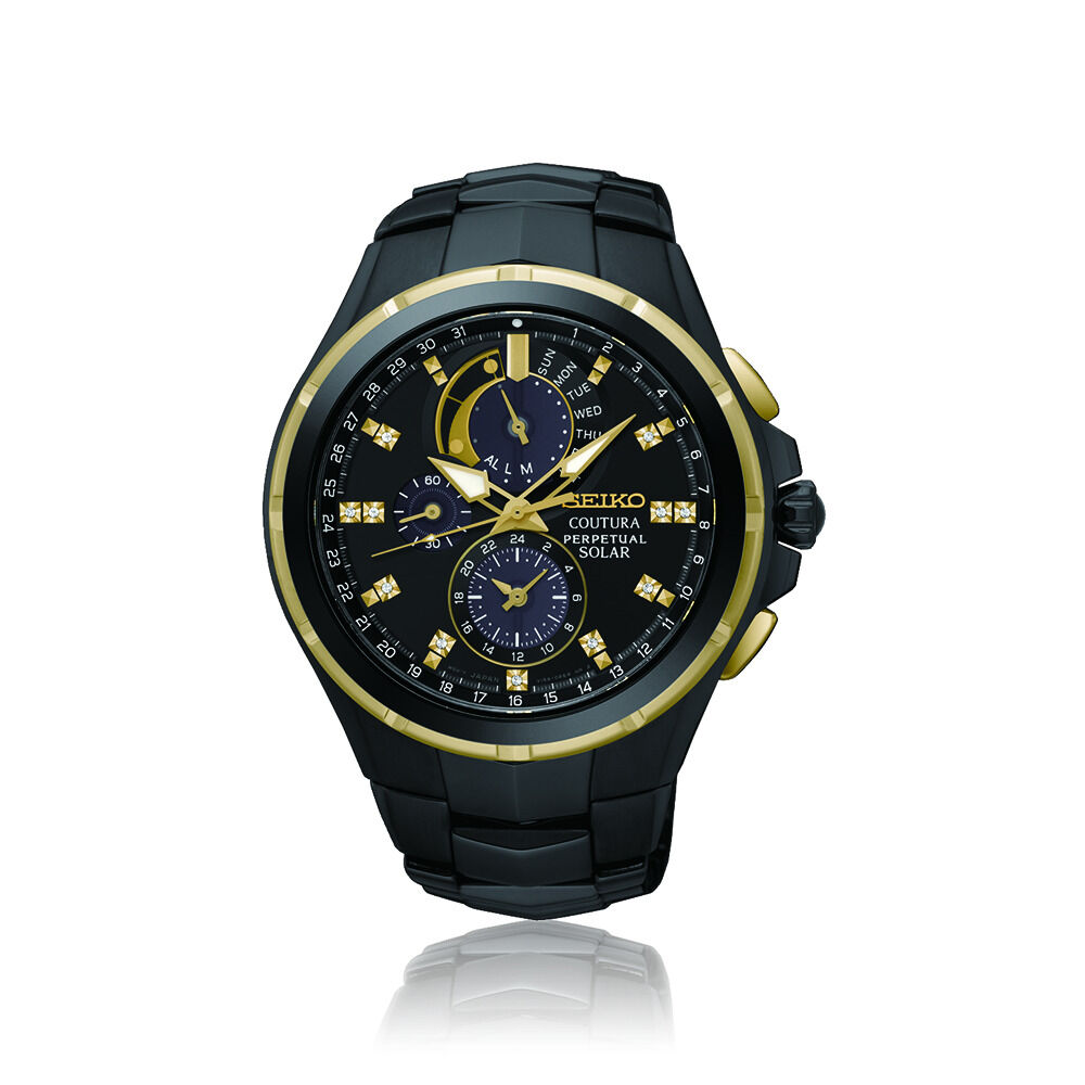Seiko Men s Coutura Chronograph Perpetual SSC573P Watch