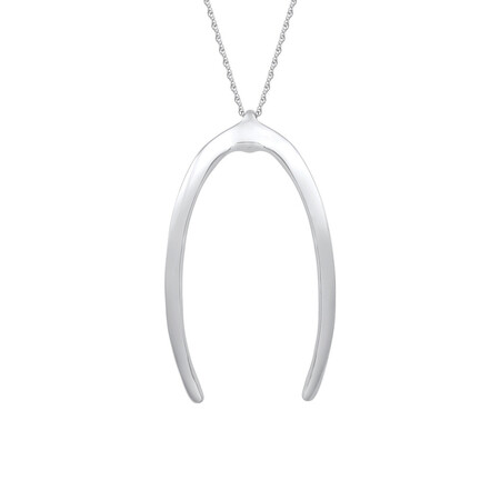Large Mark Hill Pendant in Sterling Silver
