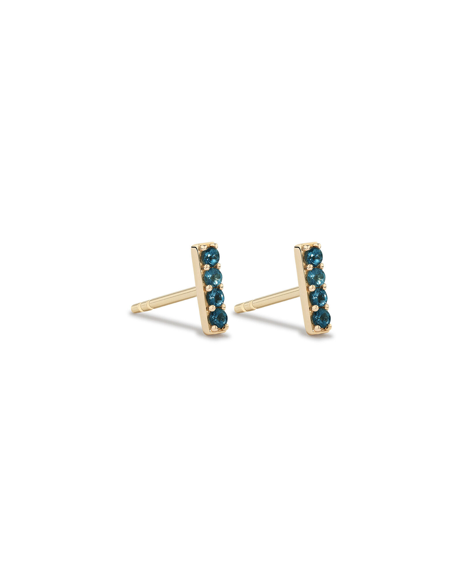 London blue shop topaz gold earrings