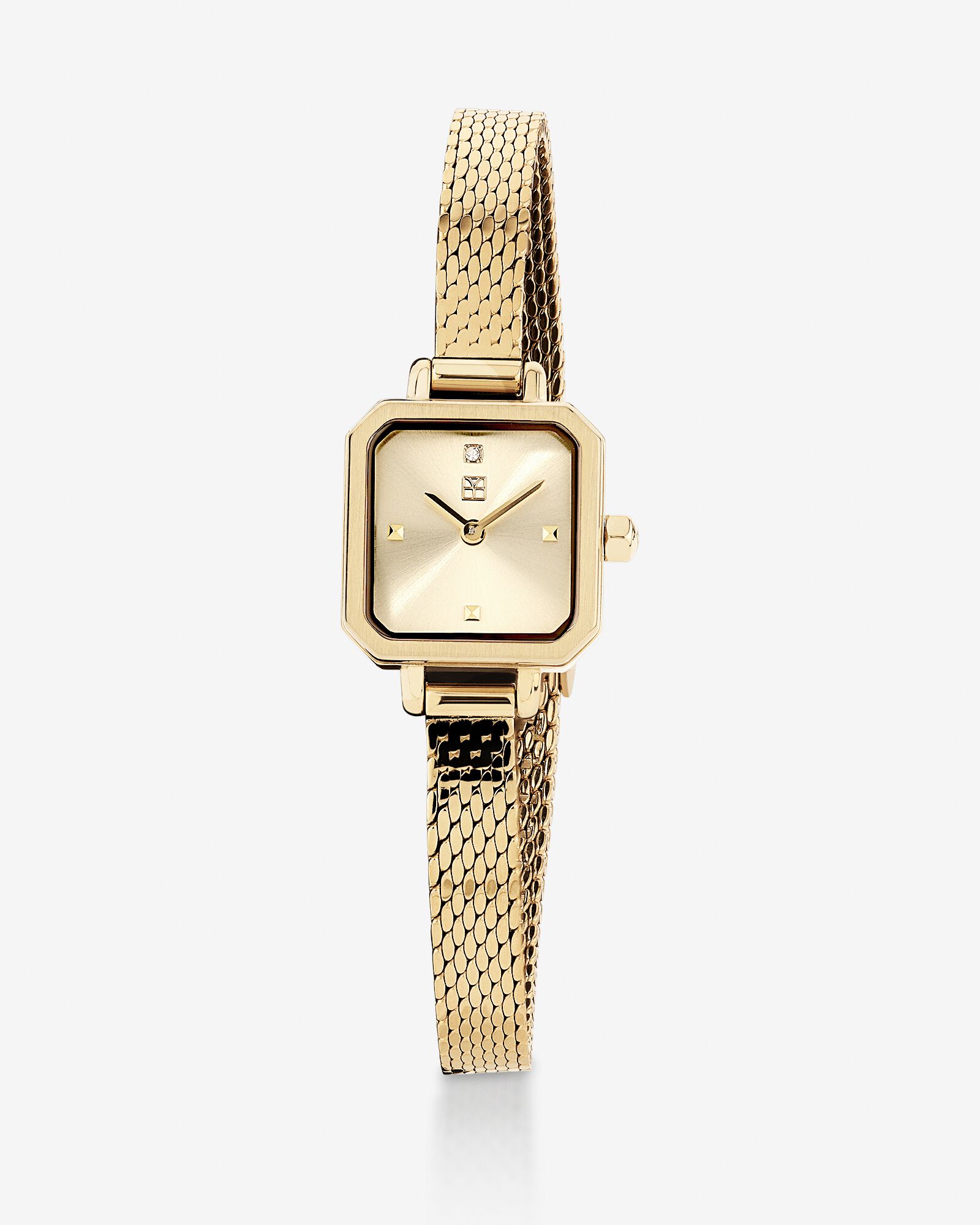 Ladies 17mm Petite Watch in Gold-Tone Stainless Steel