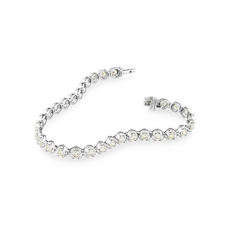 Tennis Bracelet with 6.0 Carat TW of Diamonds in 14kt White Gold Tennis Bracelet with 6.0 Carat TW of Diamonds in 14kt White Gold