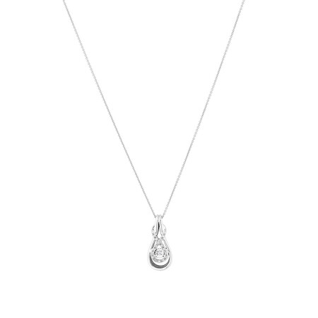 Everlight Pendant with 0.10 Carat TW of Diamonds in Sterling Silver Everlight Pendant with 0.10 Carat TW of Diamonds in Sterling Silver