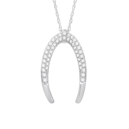 Small Mark Hill Pendant with 1/4 Carat TW of Diamonds in Sterling Silver Small Mark Hill Pendant with 1/4 Carat TW of Diamonds in Sterling Silver