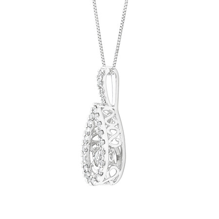 Everlight Pendant with 0.50 Carat TW of Diamonds in 14kt White Gold Everlight Pendant with 0.50 Carat TW of Diamonds in 14kt White Gold
