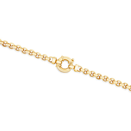 50cm (20") 5mm-5.5mm Width Hollow Belcher Chain in 10kt Yellow Gold 50cm (20") 5mm-5.5mm Width Hollow Belcher Chain in 10kt Yellow Gold