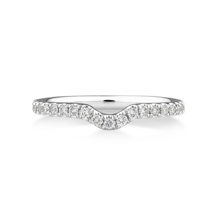 Sir Michael Hill Designer Wedding Band with 0.27 Carat TW of Diamonds in 14ct White Gold Sir Michael Hill Designer Wedding Band with 0.27 Carat TW of Diamonds in 14ct White Gold