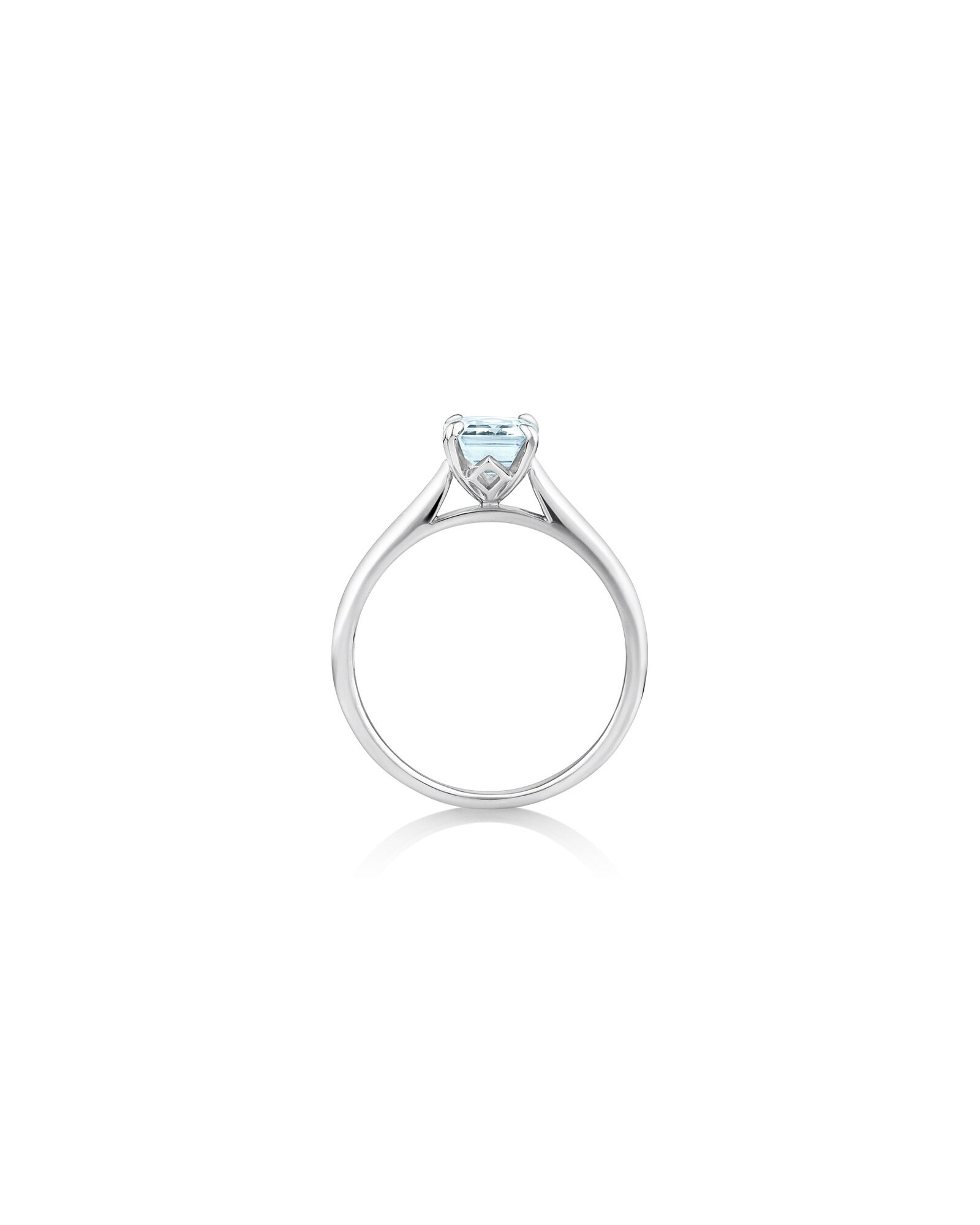 Aquamarine ring princess new arrivals cut