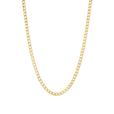 60cm (24") Curb Chain in 10ct Yellow Gold 60cm (24") Curb Chain in 10ct Yellow Gold