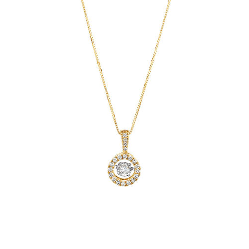 Everlight Pendant with 0.25 Carat TW of Diamonds in 10kt Yellow Gold