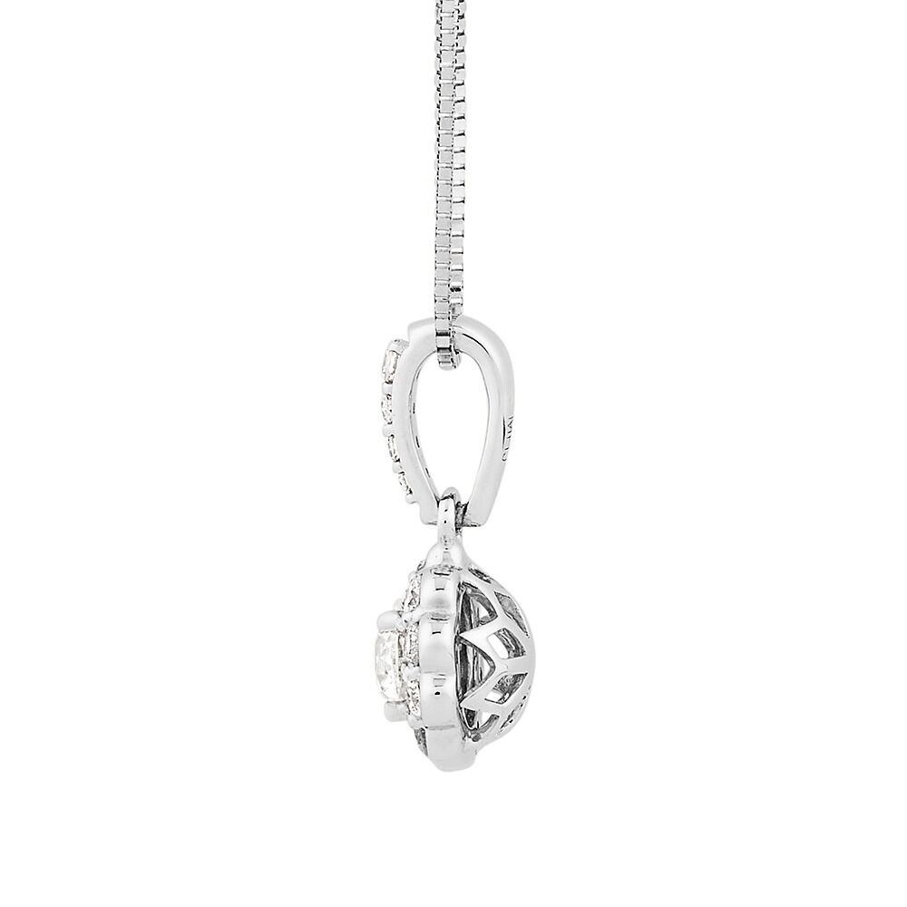 Southern Star Pendant with 0.38 Carat TW of Diamonds in 14kt White
