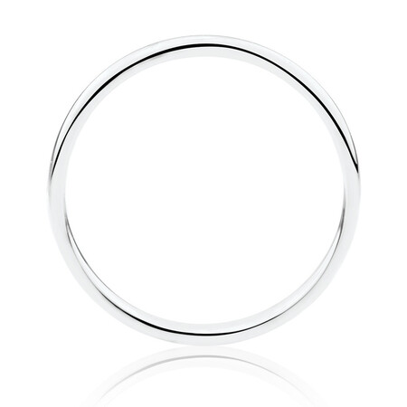 2mm High Domed Wedding Band in 14kt White Gold 2mm High Domed Wedding Band in 14kt White Gold