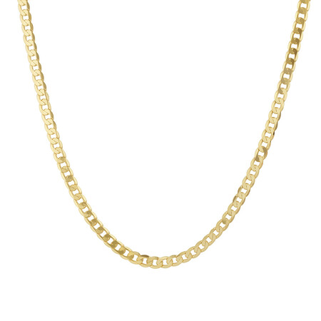 55cm (22") Curb Chain in 10kt Yellow Gold