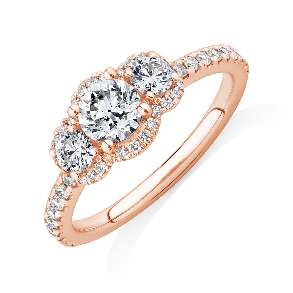 Michael hill three stone engagement rings best sale